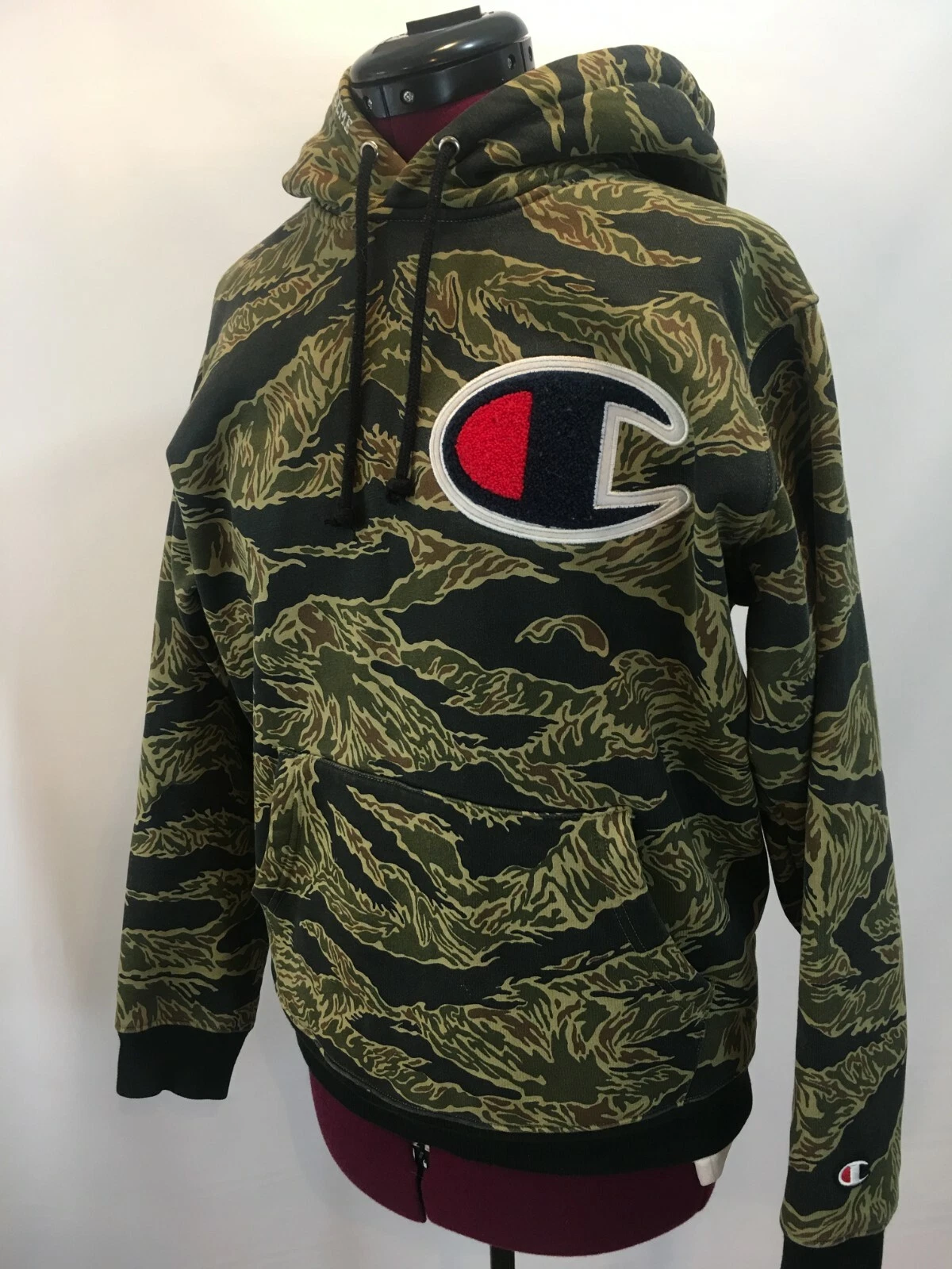 Supreme x Champion FW15 sweat à capuche PETIT camouflage EUC