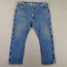Vintage Wrangler 42x30 Blue Jeans 13MWZ Classic Quality Work Pants Denim
