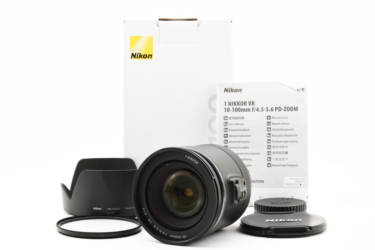 AS IS] Nikon 1 NIKKOR 10-100mm F4.5-5.6 VR Camera Lens from