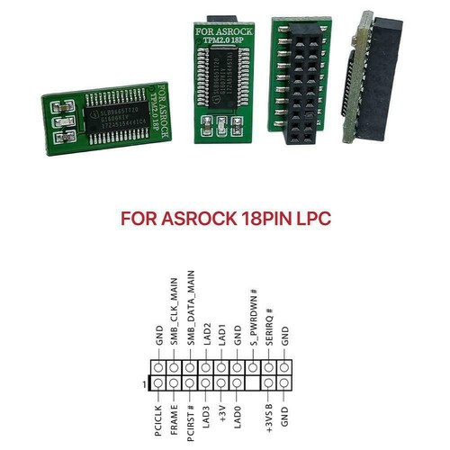 TPM 2.0 Encryption Security Module Remote Card Windows 11 Upgrade Module - Photo 8/16