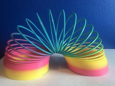 large plastic slinky