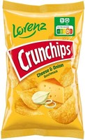 Lorenz Crunchips Cheese & Onion - Chips KäSe & Zwiebeln - 150 Gramm