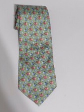 Green crab VINEYARD VINES MEN'S TIE 100% SILK MADE IN USA