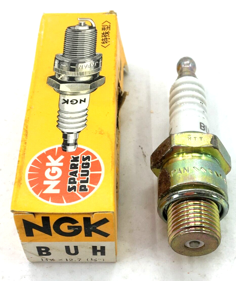 NGK BRAND BUH SPARK PLUG VINTAGE SNOWMOBILE ENGINES MOTORS 14 X 12.71/2
