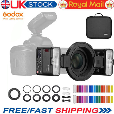 Godox MF12-K2 Twin Macro Flash Lite 12w Wireless for Canon Nikon Sony  Fuji UK