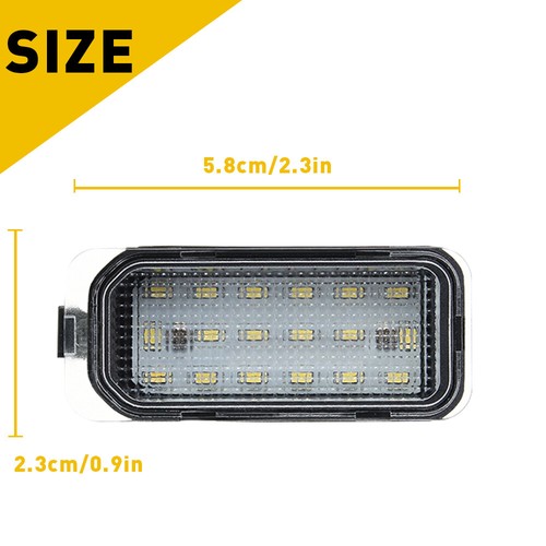 2x LED License Number Plate Lights Fit Ford Mondeo MK4 MK5 C-MAX MK2 2010-2015 - Picture 4 of 11