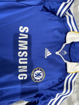 CHELSEA HOME FOOTBALL SHIRT SOCCER JERSEY LONG SLEEVE ADIDAS