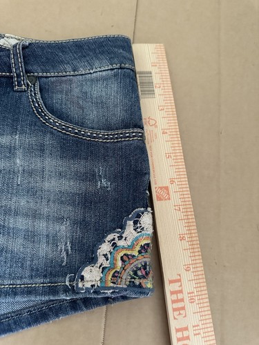Vanilla Star Women's Blue Denim Shorts Size 11 - Picture 9 of 10