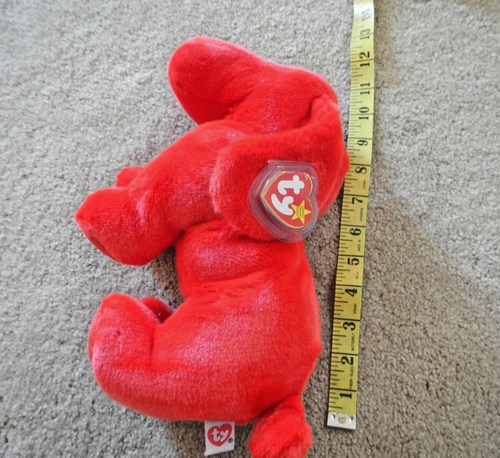 TY BEANIE BUDDY - ROVER - CUTE RED PUPPY - DOG - FIRST GENERATION HANG TAG - Picture 11 of 11