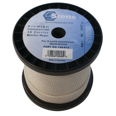100' Diamond Braid Starter Rope Fits 4-Cycle Push Mower Engines