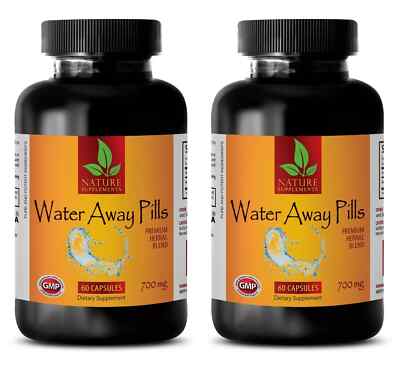 Daily Balance - WATER AWAY PILLS - Comfort Living 2 Bottles 120 Capsules