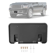 Fit For 99-04 F250 F350 Super Duty Front License Plate Bracket Tag Mount Frame