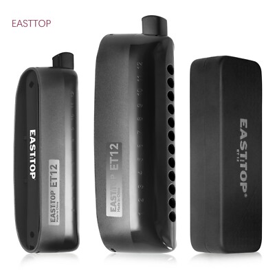 EASTTOP ET12 Chromatic Harmonica of C key for Adults and Professionals New Gift