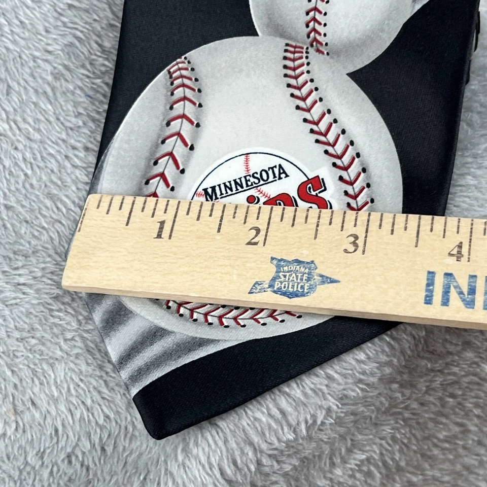 Vintage Minnesota Twins Necktie MLB Baseball Print Fandom 90s Ralph Marlin - Image 3 of 4
