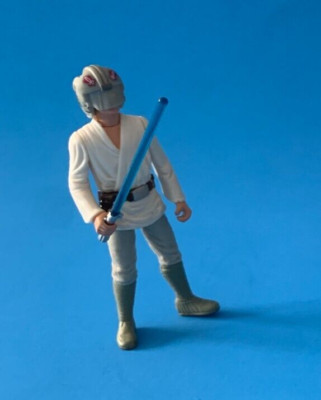 STAR WARS POTF-2 LUKE SKYWALKER BLAST SHIELD HELMET LOOSE COMPLETE