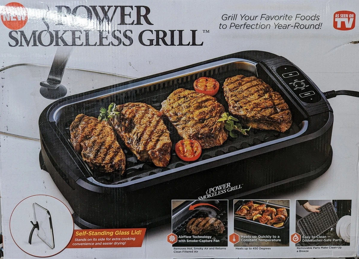 How do you clean an indoor smokeless grill?