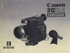 Canon 312XL-S Canosound Instruction Manual