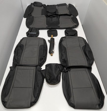 For Dodge Charger Sxt 2020-2023 Black Grey Leather Seat Covers Lq45
