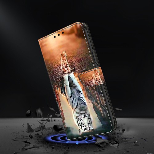 Flip Painted Card Wallet Stand Phone Case For iPhone 11 Pro Max XS XR 6 7 8 SE - Picture 8 of 29