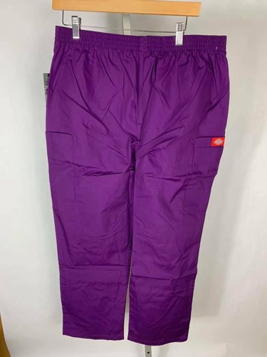 NWT Dickies Purple Scrub Pants 850506 