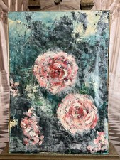 ÖLGEMÄLDE BLUMEN GEMÄLDE AUF LEINWAND STILLLEBEN