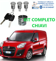 Fiat Doblo '09 Komplettsatz SchlüSsel Neu Mit Anlasser ZüNdung Zylinder