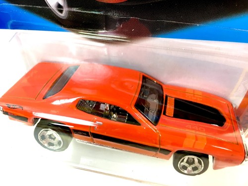 2023 Hot Wheels ‘71 Plymouth GTX Super Commando 440 Lot of 2: Blue and Orange - Picture 5 of 9