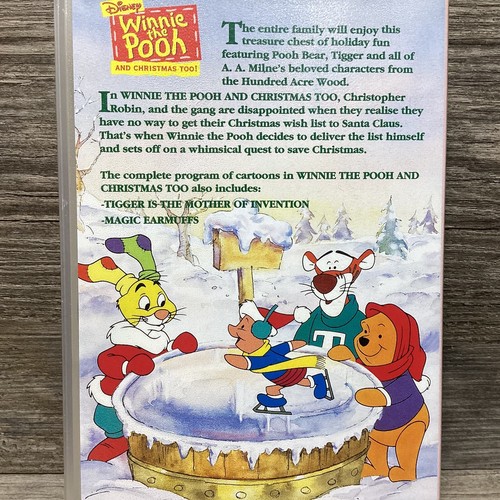 Tigger Movie & Winnie The Pooh and Christmas Too VHS Childrens Movies Rated G - Picture 9 of 12