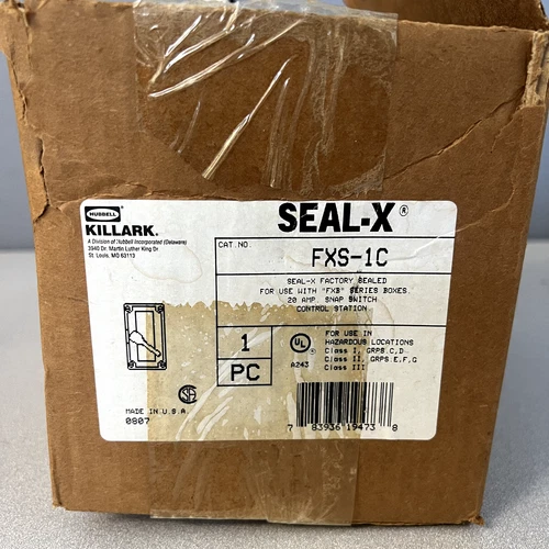 Killark FXS-1C Switch Cover NEW IN BOX