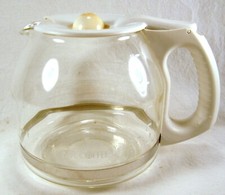 MR COFFEE 12 cup WHITE Replacement GLASS CARAFE DECANTER BCA1-101-1 DR12