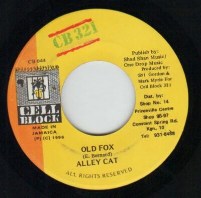 Alley Cat Old Fox Vinyl Single 7inch Cell Block 321