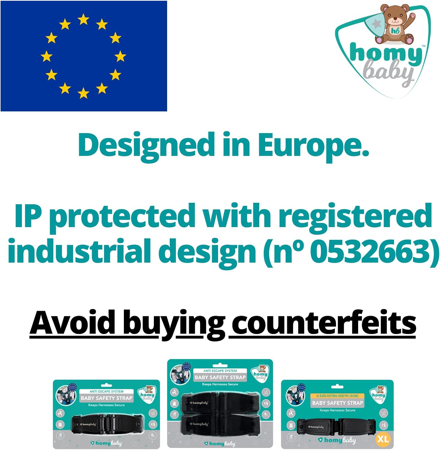 HOMYBABY® Car Seat Safety Clip Anti Escape Car Seat Strap Harness