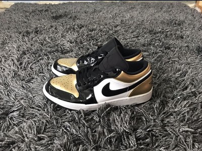 nike jordan 1 low gold toe