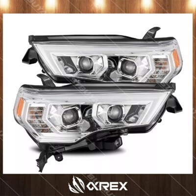 For 14-24 4Runner Pro Chrome Projector Headlights w/ Sequential Signal Light