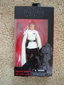 New in box, Star Wars The Black Series Director Krennic figure, age 4+