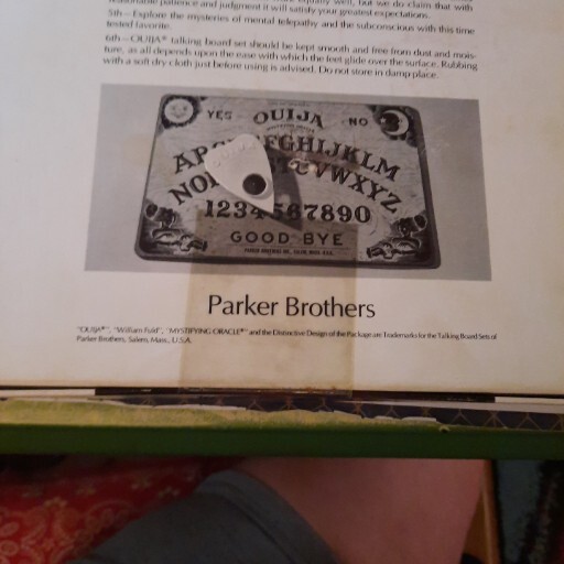 Ouija Board Game Classic 1972