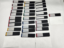 Lot of 31 Vintage 5.25" FLoppy disks FASTBACK Complete IBM pc backup Untested