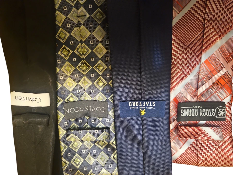 МУЖСКИЕ ГАЛСТУКИ ЛОТ ИЗ 11 STACY ADAMS, STAFFORD,PIERRE CARDIN, COVINGTON, CALVIN KLEIN - Изображение 3 из 3