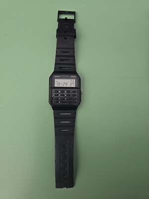 Vintage Casio WR CALCULATOR 437 CA-53W Digital Mens watch for spare repair parts