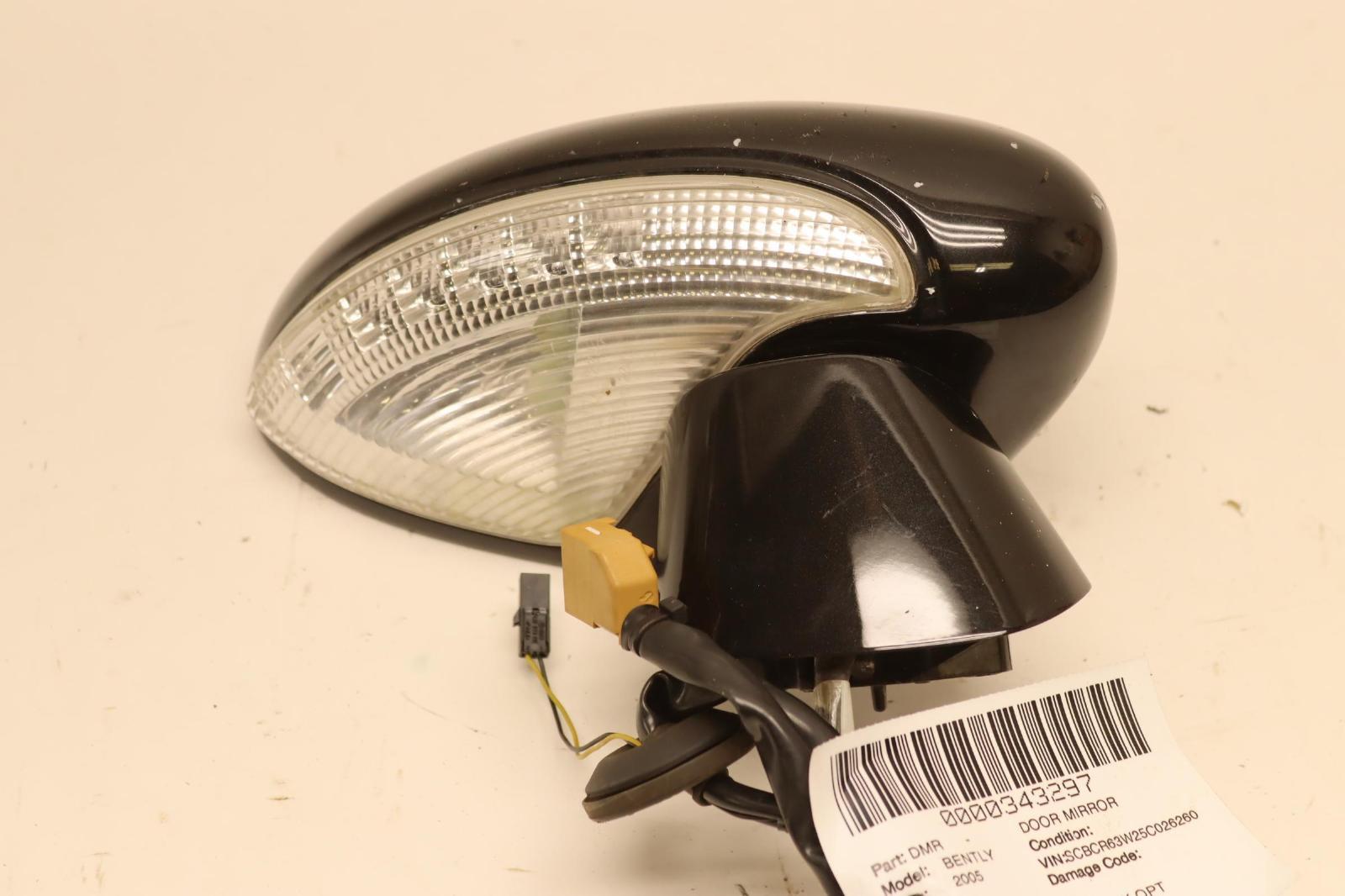 2003-2009 BENTLEY CONTINENTAL GT RIGHT PASSENGER SIDE DOOR MIRROR OEM