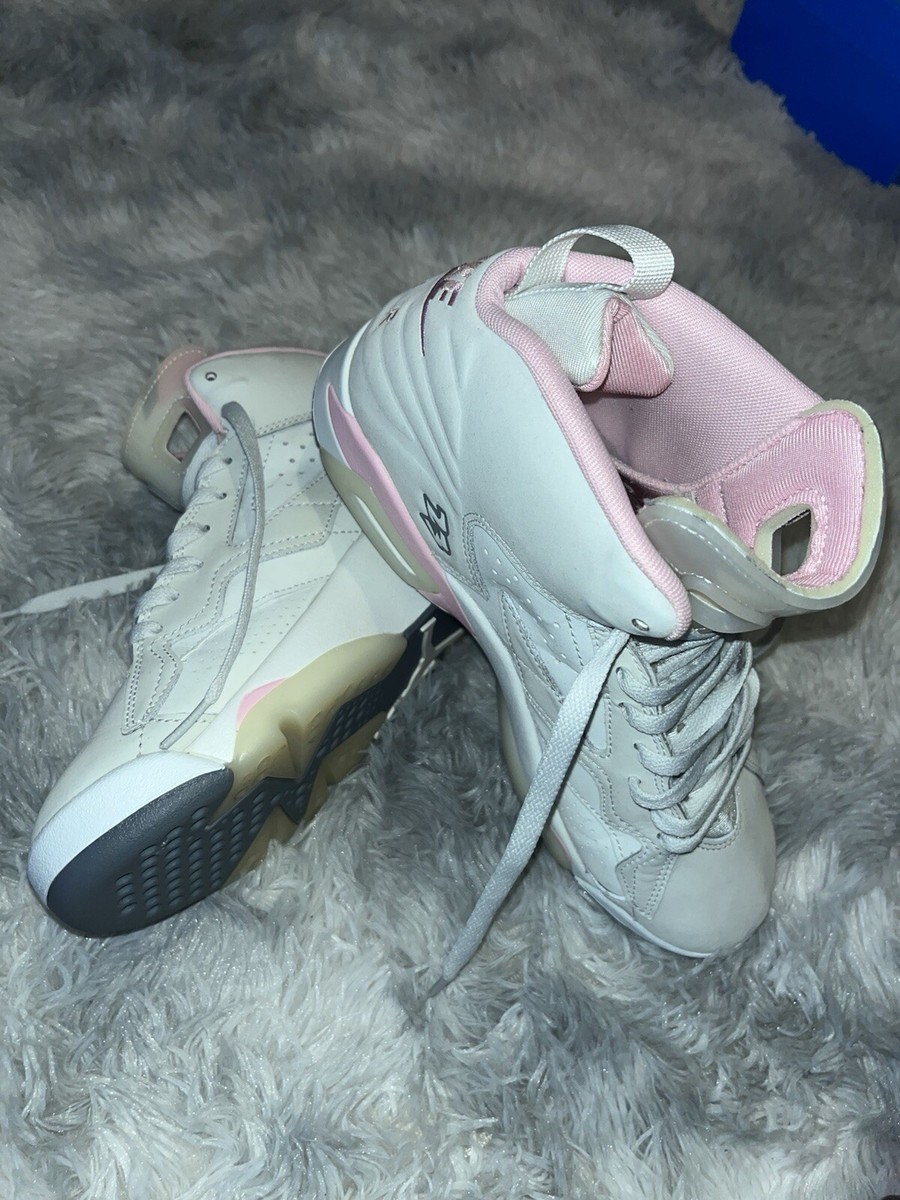 jordan retro pink and grey