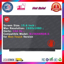 15.6" for Acer Nitro 5 AN515-55 N20C1 LCD Screen 144Hz 40Pin Non-Touch FHD Panel
