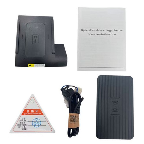 Auto Handy Ladegerät Wireless Charger Pad für VW Golf MK7 14-19 Samsung Nokia - Zdjęcie 11 z 11