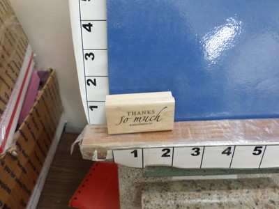  saying 2005 stampin up saying thanks so much appreicate rubber stamp 1S