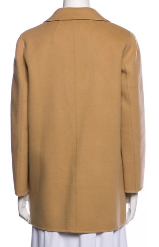 Theory L Sileena Womens Coat Buckwheat Winsome 2 Wool Cashmere Jacket $595 - Picture 4 of 7