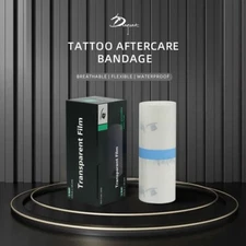 Illusionist Tattoo Aftercare Waterproof Heal Adhesive Transparent Film 6"x11 Yds