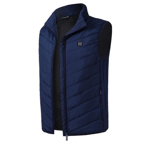 Electric Vest Heated Jacket USB Thermal Warm Heat Pad Winter Body Warmer Unisex - Picture 4 of 43