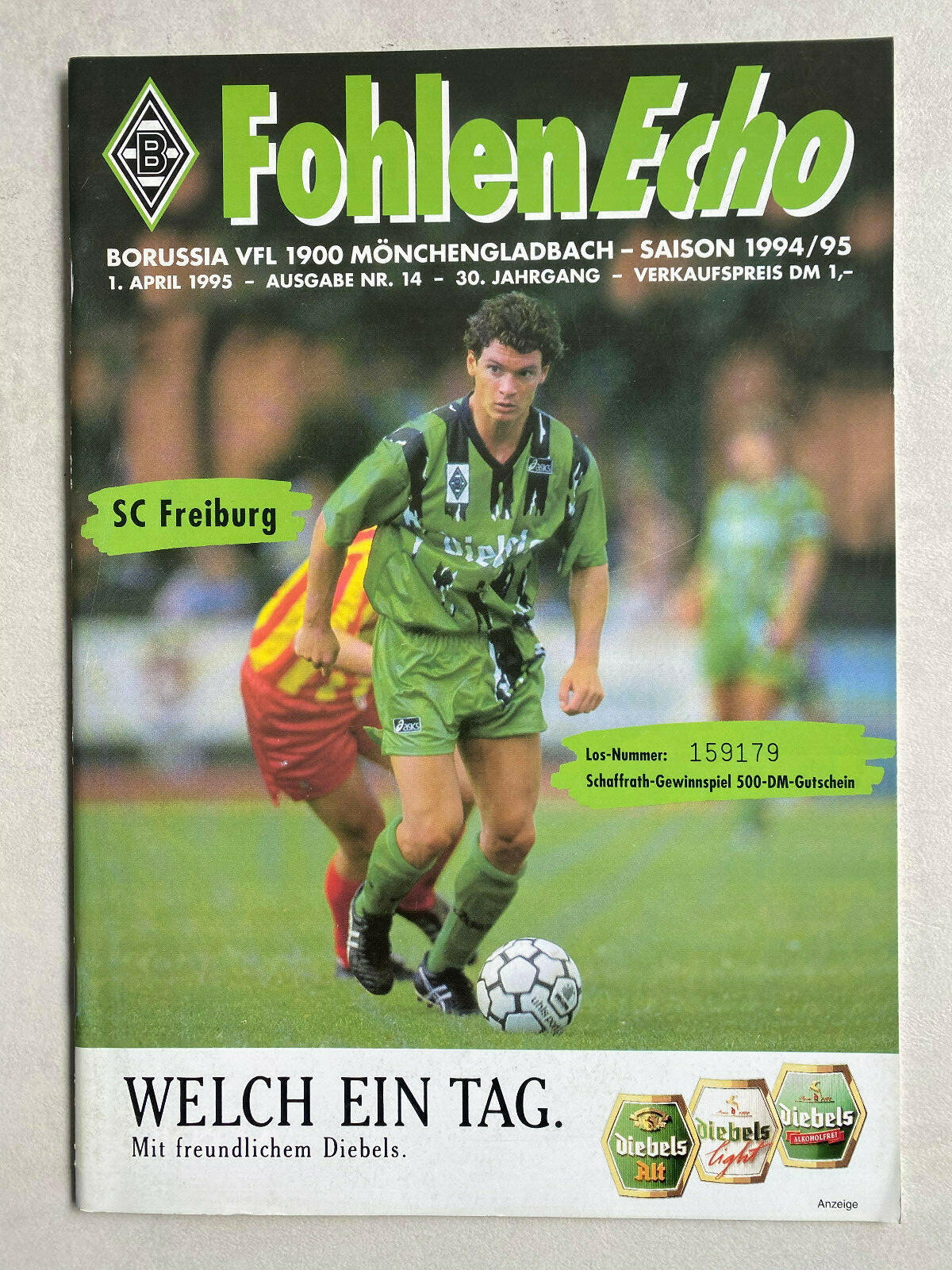 Calzini Borussia M&ouml;nchengladbach 1995 - Design Retr&ograve; Ufficiale Per Tifosi