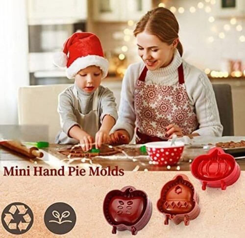 3 Stück Teigpresse Pocket Pie Formen Party Potluck Hand Tortenformen Hand Tortenform