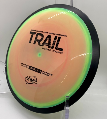 Axiom MVP Neutron Trail - Rare Melon Transitional Color Swirl Conrad Disc Golf - Picture 11 of 16